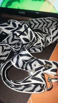 Product Review of Gelang Hp Dengan Gantung Daun, Strap Panjang untuk Samping, Kalung Adjustable dengan Liontin Mutiara, Tali Kain Lebar from E** M**i 2
