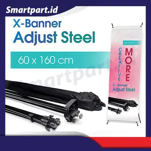 STANDING X BANNER UKURAN 60 x 160 Cm – RANGKA SAJA