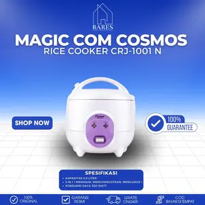 ￼Magic Com Cosmos Rice Cooker 0.6 Liter CRJ-1001 N Magic Com Mini Penanak Nasi