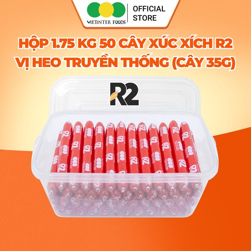 Hộp 50 Cây Xúc Xích Dinh Dưỡng R2 Vietinter Foods