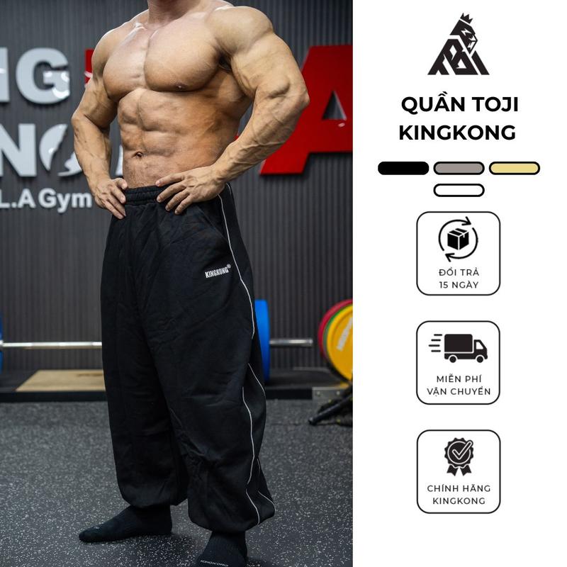  Quần Jogger KingKong Phối Sọc Basic Có Túi - Local Brand TB KINGKONG SPORT WEAR 