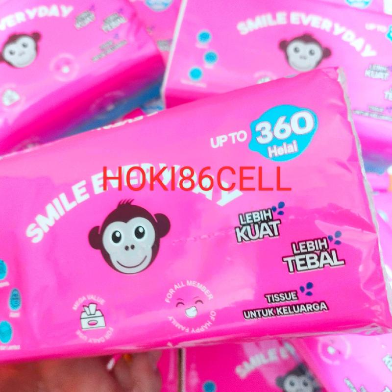 (12 PACK) TISSUE SMILE EVERYDAY Titasoft 360 helai 2 ply tisu 2