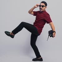 Gambar PAKAJI Kemeja Pria Kerah Sanghai Koko Lengan Pendek Polos Maroon 1043 - M dari PAKAJI OFFICIAL Kota Tangerang Selatan 5 Tokopedia