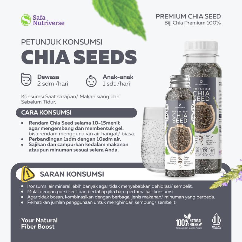 Product Introduction of Black Chia Seed Premium Organik Meksiko Biji Chia Wijen Hitam Sesame 8