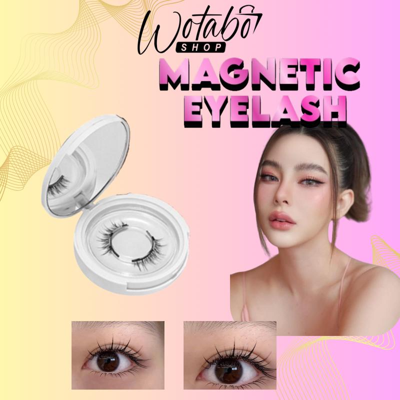 Wotabo [ LIVE ]- Eyelash Magnetic Premium Natural Tanpa Lem Bulu Mata Palsu 1 Paket Mempercantik Bulumata 1