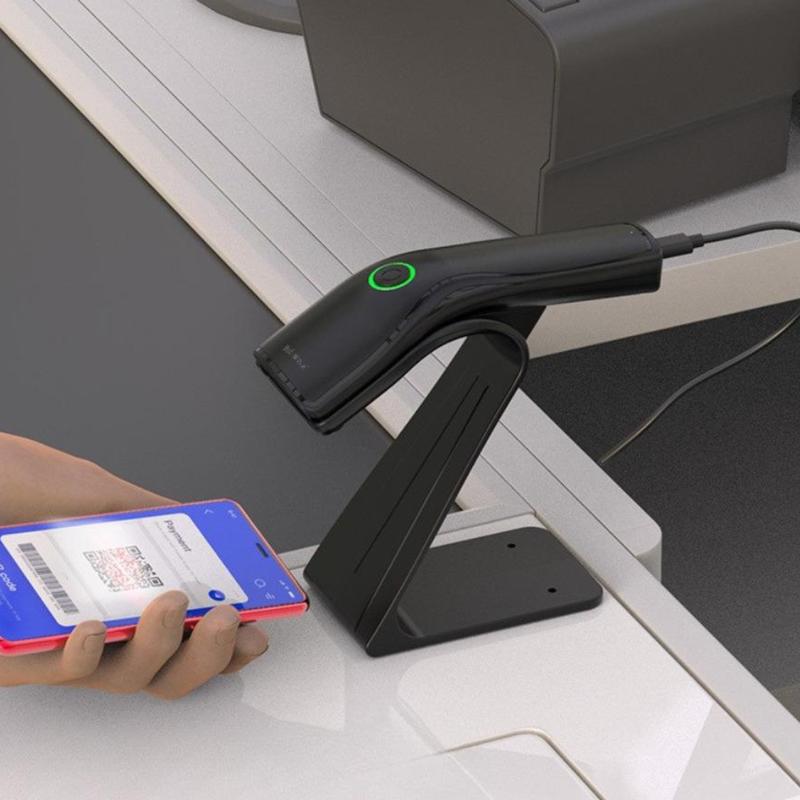 Máy quét mã vạch tự đông đa tia không dây Kaw - Quét 1D 2D QR,  Quét Siêu Nhanh, Tương Thích Mọi Thiết Bị, Bảo hành 12Th