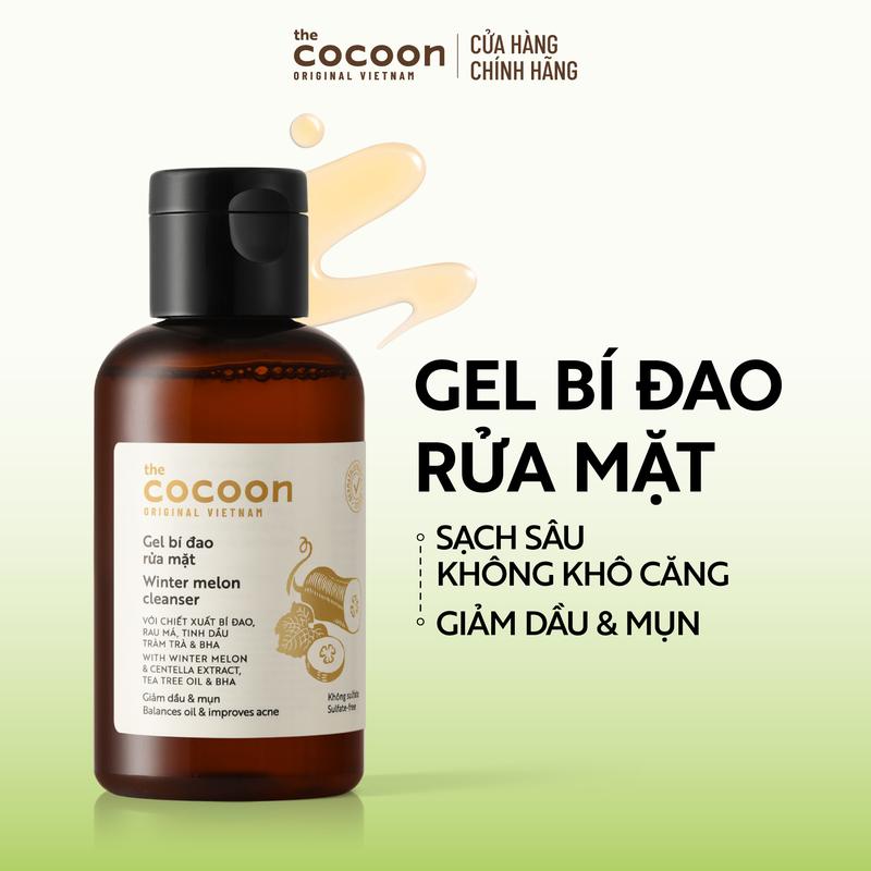 [FS] Gel bí đao rửa mặt Cocoon giảm dầu & mụn 140ml
