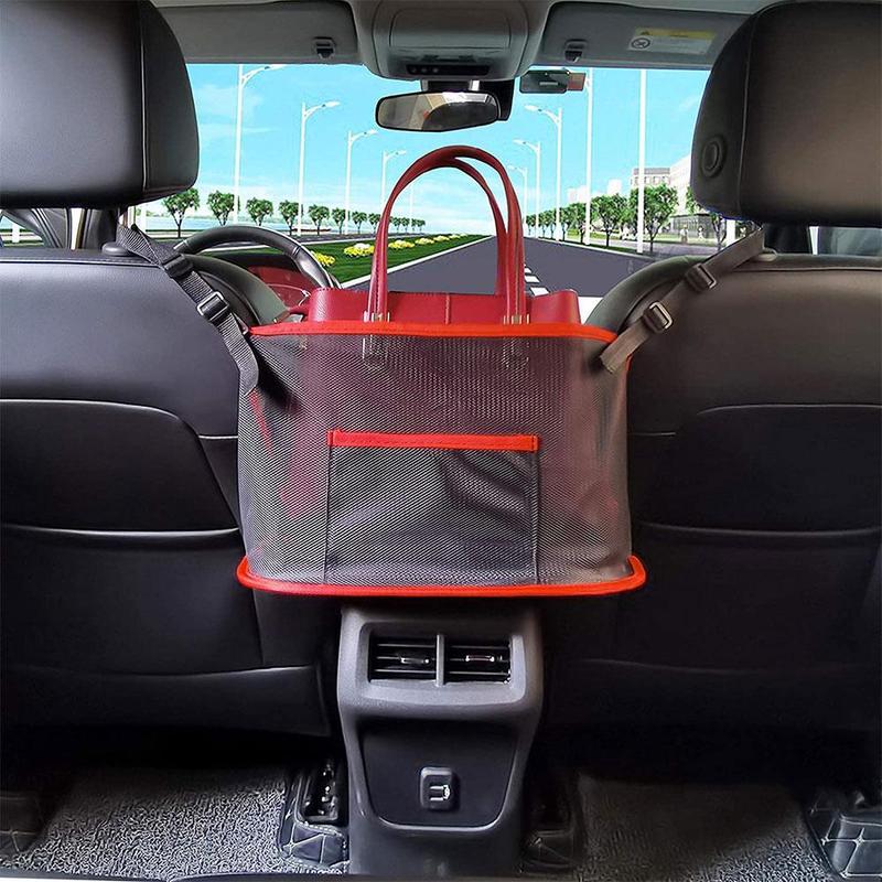 Product Introduction of Penyusun kereta tahan lasak, penyimpanan antara tempat duduk hadapan, belakang, jaringan elastik, pemegang beg, jaring penggayaan 27