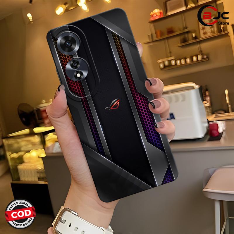 Casing Untuk OPPO A60 Case Terbaru OPPO A60 Fashion Case Softcase Kesing Silikon Cover Handphone Protection Case Lucu Aksesoris Ponsel Motif Universal Premium Pro Camera 4