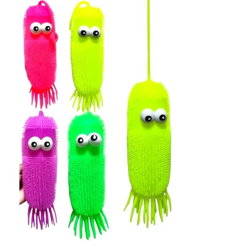 Mainan Anak Yoyo Ubur-Ubur Cumi Elastis LED Lampu Toys