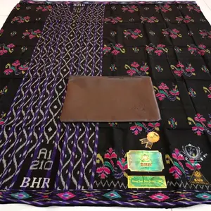 Sarung Tenun BHR MOTIF MST Hitam