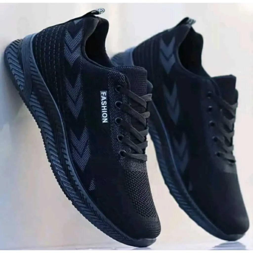 Sepatu Sekolah Anak Laki laki Hitam SD SMP SMA \ Sepatu Sneakers PANAH Pria Casual Terbaru