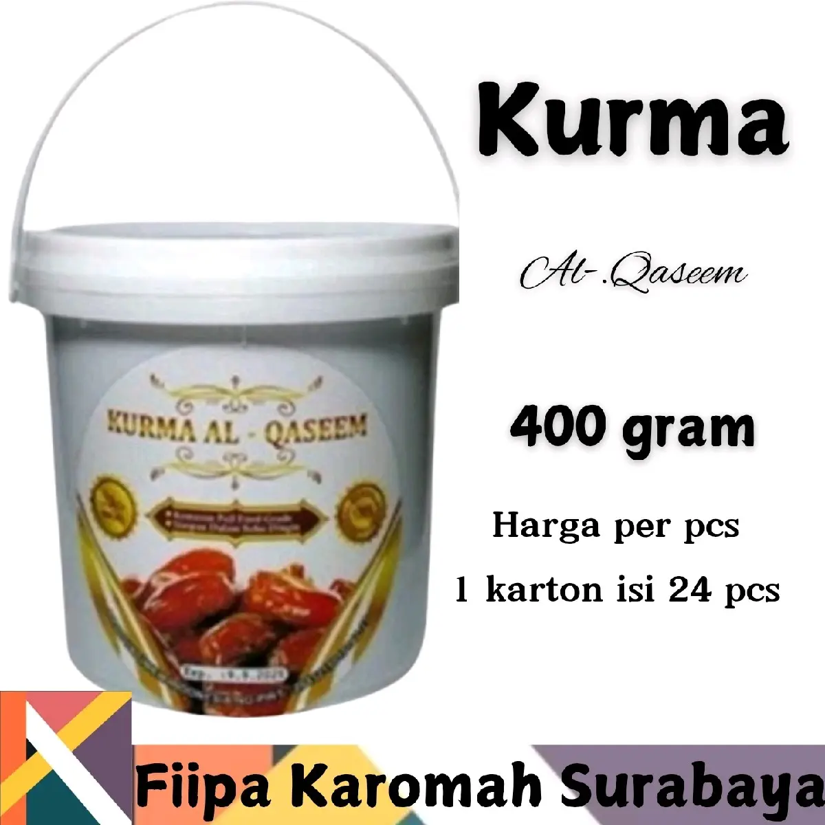 Kurma Al Qaseem 400 gram Kurma Manis