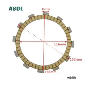 Friction Disc Clutch Plate Kit for Suzuki GT 750 GSX750 GSX750E GSX750L GSX750S GSX750F GS800G GS 800 GSXR750 GSXR GSX-R GSX 750