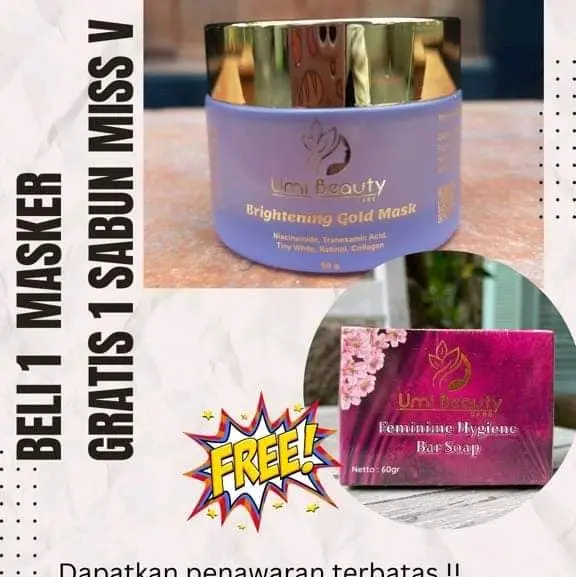 MASKER BIDADARI UBC BELI 1 GRATIS SABUN MISS V Semua Jenis Kulit