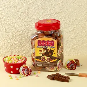 SARIPATI JOCKY BISKUIT COKELAT TOPLES 700gr ISI 70pcs