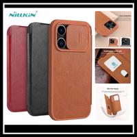 Gambar New Case For IPhone 15 / Pro / Plus / Pro Max Nillkin Qin Pro Leather Original Casing Hard Flip Cover Book Soft dari Original Shop Nillkin Kota Administrasi Jakarta Pusat 1 Tokopedia