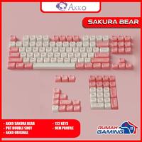 Gambar KEYCAP - KEYCAPS - OEM - AKKO SAKURA BEAR - PBT KEYCAP - 122 KEY dari Rumah Gamings Kota Administrasi Jakarta Barat 4 Tokopedia