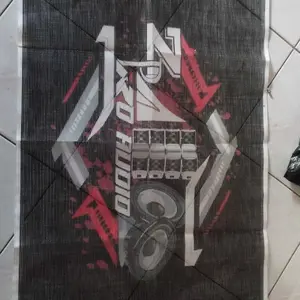 (bisa COD) BANNER JARING BANNER SOUND SYSTEM PREMIUM KUALITAS GAMBAR TAJAM Bahan Mesh Premium Ukuran Custom Finishing Ring Besi Cetakan High Resolution Tahan Air UV