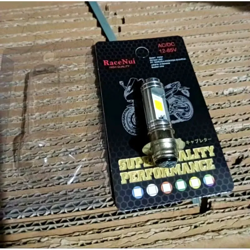 LAMPU LED H6 2 SISI PUTIH TERANG JERNIH