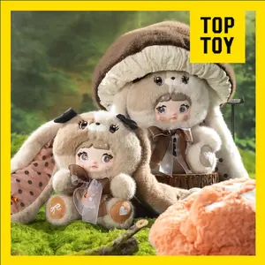 TOP TOY - Nommi 400% V2 Mushroom Hat Series Vinyl Blind box Boneka Lucu Karakter Nommi