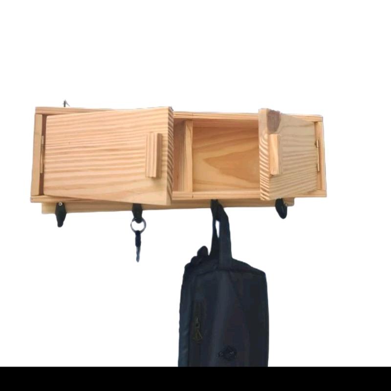 Rak Dinding Minimalis Rak Dinding Serbaguna Rak Make Up Gantungan Kunci Gantungan Baju Rak Multi Fungsi Kitchenset Mini Kayu Jati Blanda Rak dapur 5
