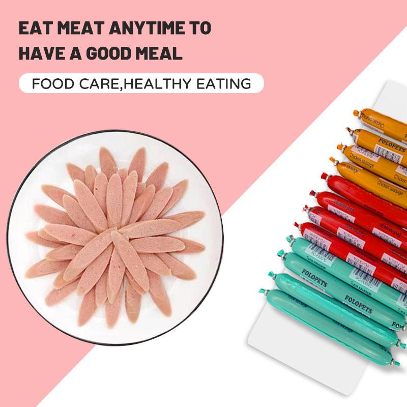 「Muslim」FOLOPETS Sosis Anjing & Kucing 15g - Paket 30/90/150 Buah, Camilan Sehat & Lezat untuk Si Doggy & Meong! 「Muslim」FOLOPETS Sosis Anjing & Kucing 15g - Paket 30/90/150 Buah, Camilan Sehat & Lezat untuk Si Doggy & Meong!