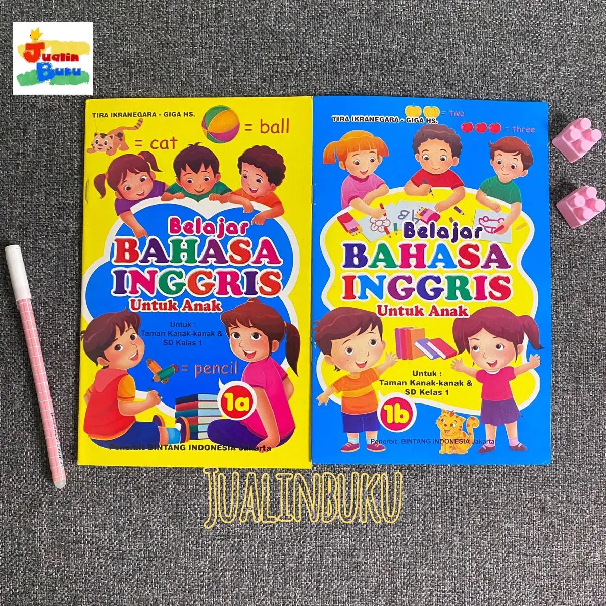 Buku Belajar Bahasa Inggris untuk Anak TK dan SD kls 1A dan 1B (BI)