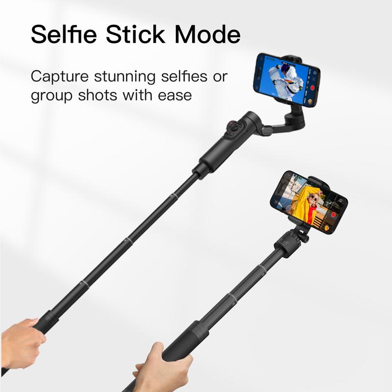 AOCHUAN Gimbal Extension Rod, 29" Extension Pole for DSLR Cameras, Adjustable Selfie Stick with 1/4 Screw Interface, Compatible with a Range of Handheld Gimbal and Other Universal Interface Devices 3
