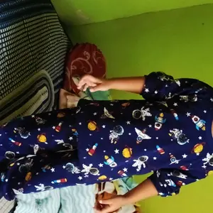 FOYA Kids Setelan PREMIUM Baju Tidur Anak Usia 0-6 Tahun Setelan Celana Panjang Lengan Panjang Full Motif Bergambar