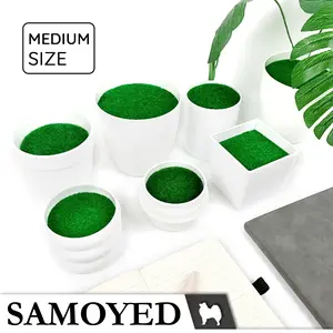 Vas / Tempat / Wadah Bunga / Tanaman Plastik / Palsu / Sintetis / Hiasan / Dekorasi Meja / Rumah / Decorative Artificial Flower / Plant Vase / Pot / Table / Home Decoration Samoyed DCPT-FO2