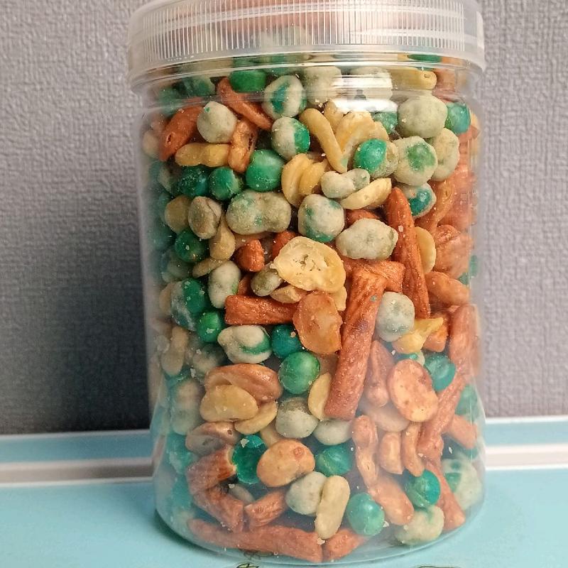 Aneka Snack Toples Kacang Kue Kering Kemasan Toples 800ml 1