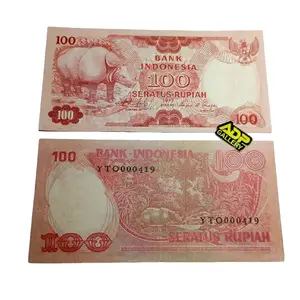 uang kertas kuno ... 100 gambar b4dak thn 70an, kondisi layak koleksi