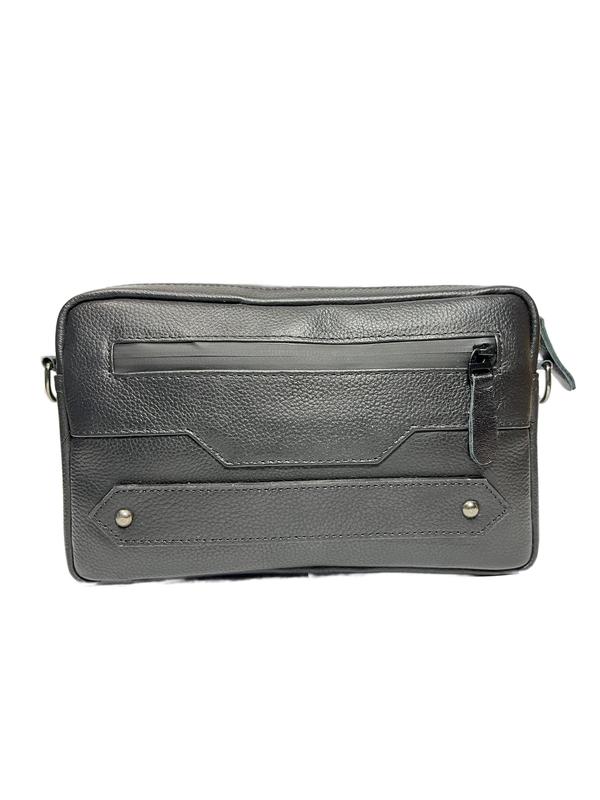 Kanasaku Clutch Genuin Leather KNS04 Kulit Sapi Asli Pria Hitam handbag weatherproof zips   bag 6