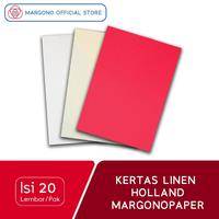Gambar Margono Kertas Warna A4 Linen Holland Cherry Red Merah / Ivory / White Putih Quarto 200 gsm - 20 Lembar - Ivory - 100 gsm dari Margonopaper Kota Semarang 1 Tokopedia