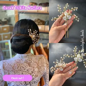 STARLIGHT BALI - Cucuk Trihita Mutiara/Konde Rambut/Aksesoris Rambut/Hairpiece