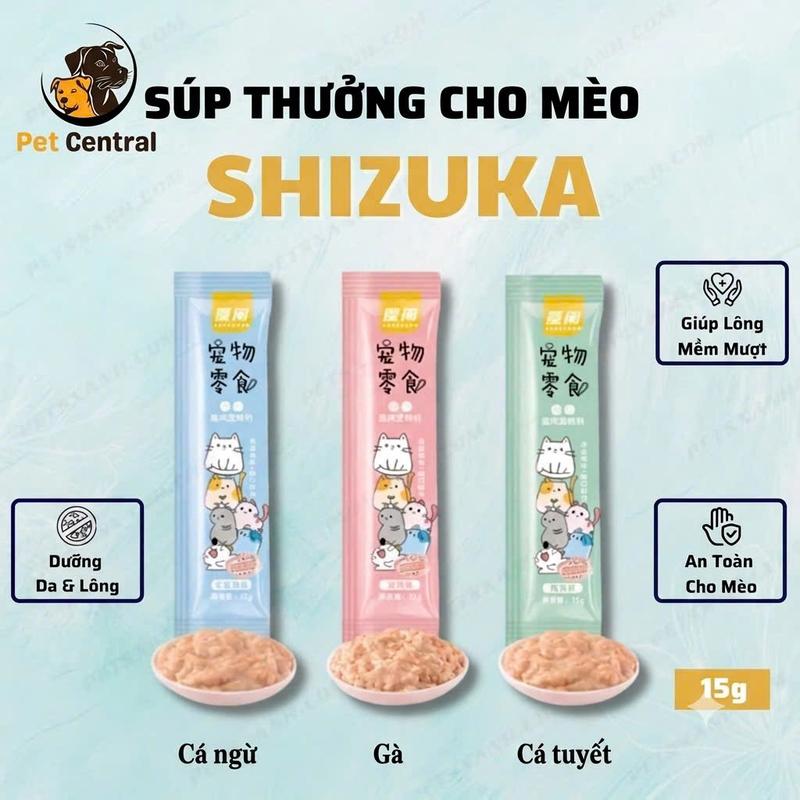 Combo 50/100/200 cây xúc xích cao cấp cho chó mèo nhiều vị, Thức ăn thú cưng bổ…