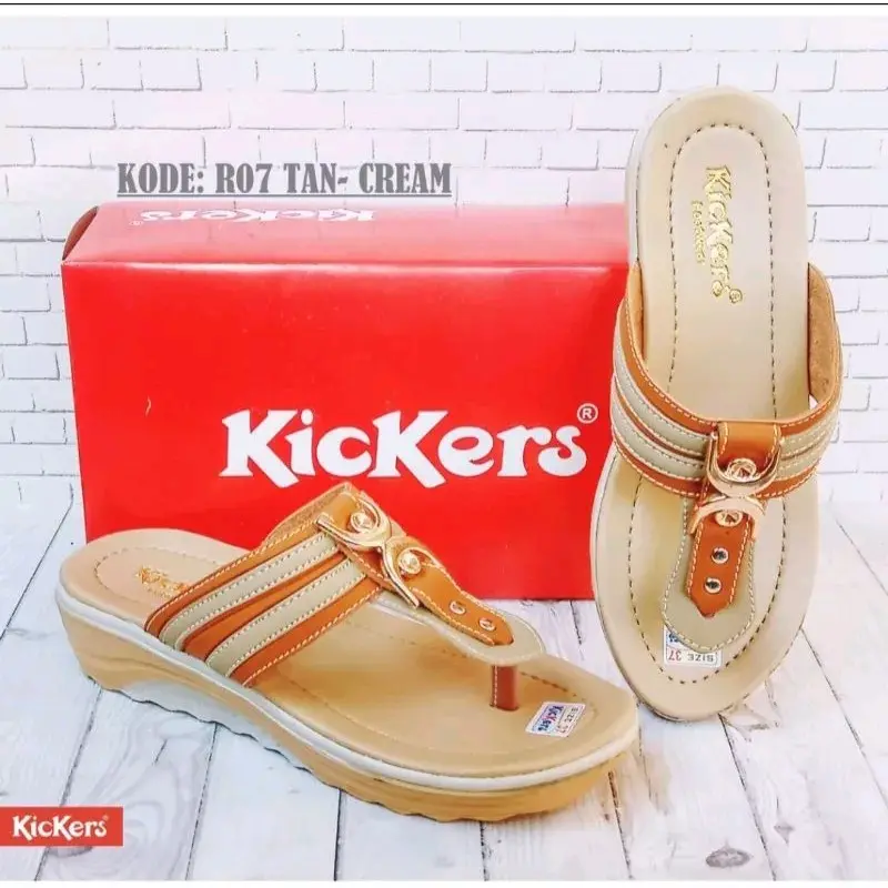 sendal jepit wedges wanita kickers sandal japit perempuan sandal cewek japit wejes 5