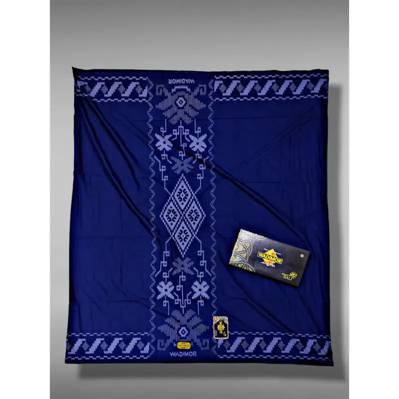 Sarung Wadimor Hitam Polos Tumpal Motif Kembang Batik Bisa COD Ukuran Dewasa Kwalitas Super Santri Muslim Putih Mewah 6