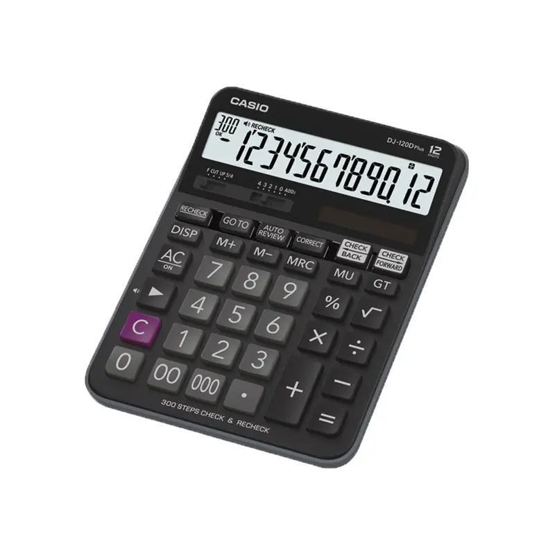 Casio Calculator DJ-120D PLUS Kalkulator Plastic Plastik 2