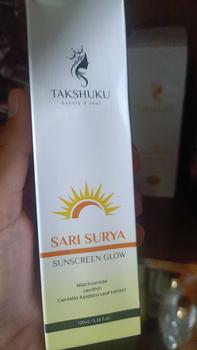 Product Review of Sunscreen  GLow Sari Surya SPF 50 TAKSHUKU from o**0 0