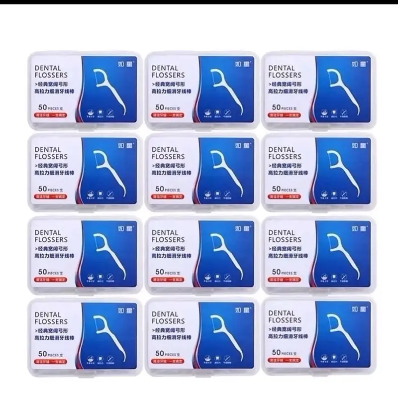 Combo 12 hộp (600 chiếc)tăm chỉ nha khoa cao cấp, vệ sinh răng miệng, tiệt trùng Tăm Chỉ Nha Khoa   #tamchinhakhoa #tămchỉnhakhoa chinhakhoahop chinhakhoa
