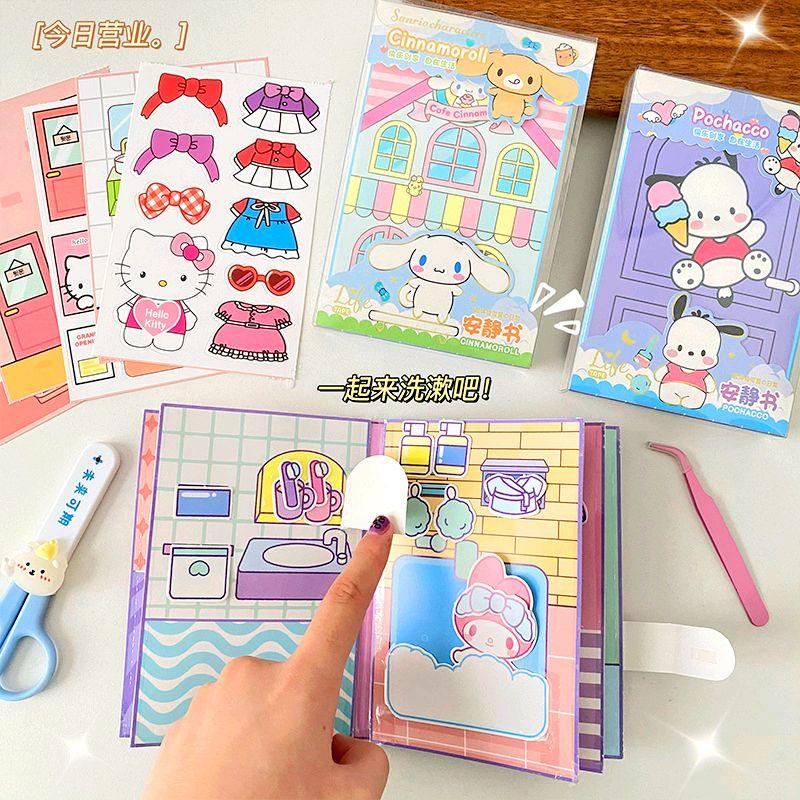 MAINAN DIY QUITE BOOK/BUKU TENANG/MAINAN BONGKAR PASANG KEHIDUPAN HARIAN UNTUK ANAK 3