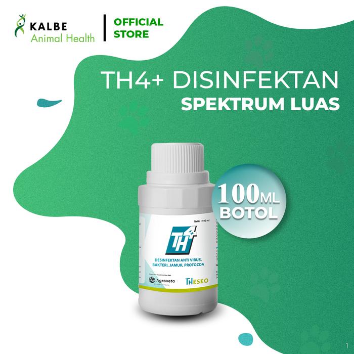 Gambar TH4+ 100 ml - Disinfektan Spektrum Luas [ORIGINAL] dari Kalbe Animal Health Kota Administrasi Jakarta Timur Tokopedia