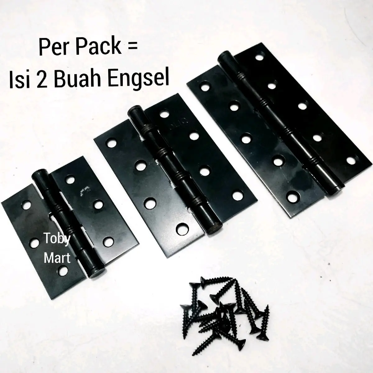 Engsel pintu 5inch black series isi 2 buah