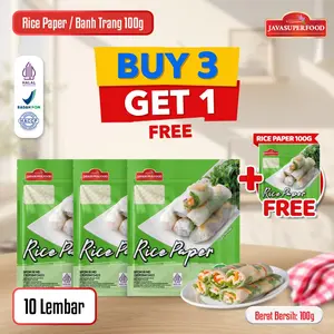 [BELI 3 GRATIS 1] Rice Paper / Kulit Lumpia Vietnam BANH TRANG 100g
