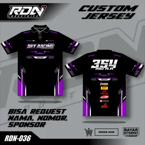 JERSEY RACING Jersey Racing Custom Full Printing Jersey Balap Team Bisa Ubah Nama dan Nomor Team