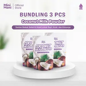 Mini Mami Coconut Milk Powder Bundling 3 - Santan MPASI | Lemak MPASI | Santan Kelapa | BB Booster