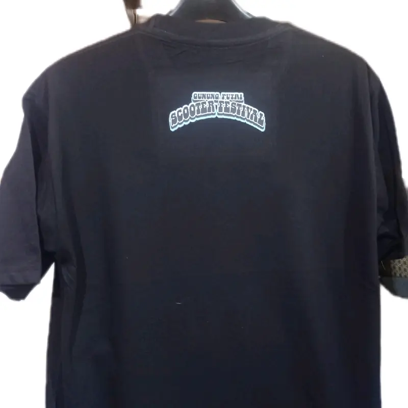 Kaos Event Gsf lengan pendek Pria Distro Baju Dewasa Unisex Hitam Combed Sablon 3