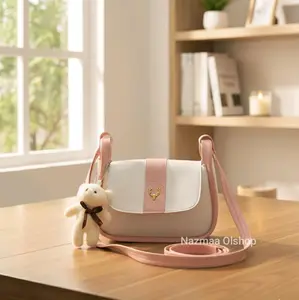 Nazmaa Tas selempang wanita terbaru KENJA Lucu keren kekinian koreanstyle udah free boneka